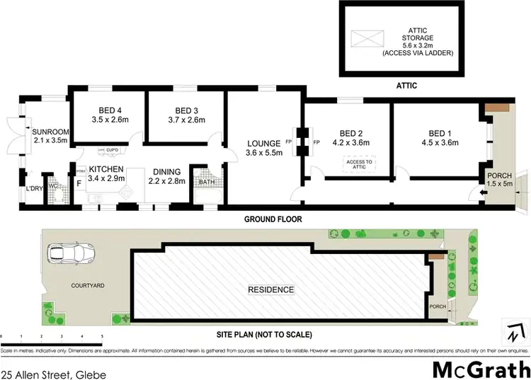 Floorplan of Homely house listing, 25 Allen Street, Glebe NSW 2037