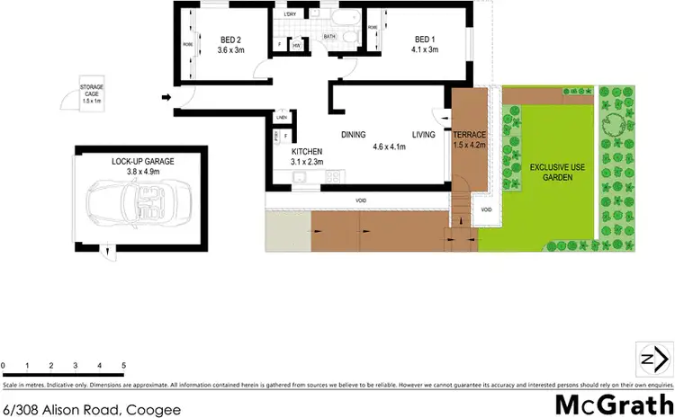 Floorplan of Homely apartment listing, 6/308 Alison Road, Coogee NSW 2034