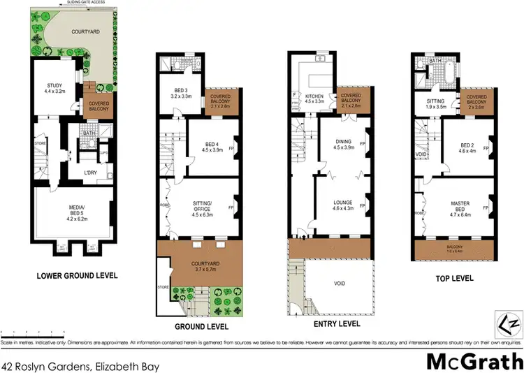 Floorplan of Homely house listing, 42 Roslyn Gardens, Elizabeth Bay NSW 2011