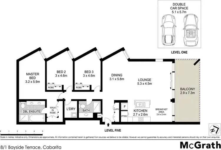 Floorplan of Homely apartment listing, 8/1 Bayside Terrace, Cabarita NSW 2137