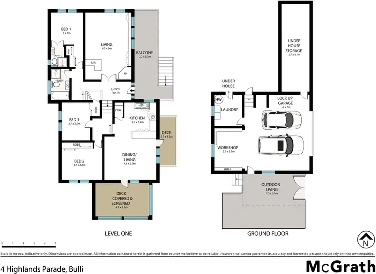 Floorplan of Homely house listing, 41 Highlands Parade, Bulli NSW 2516