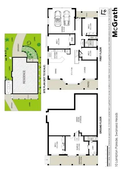 Floorplan of Homely house listing, 10 Lambton Parade, Swansea Heads NSW 2281