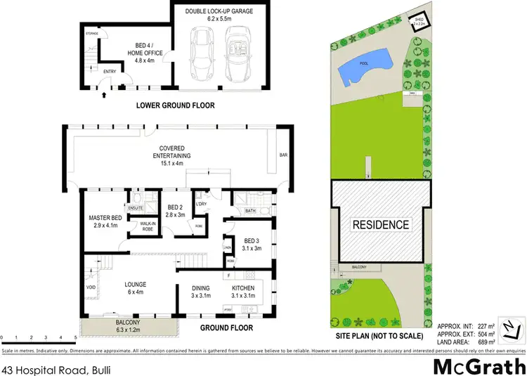 Floorplan of Homely house listing, 43 Hospital Road, Bulli NSW 2516