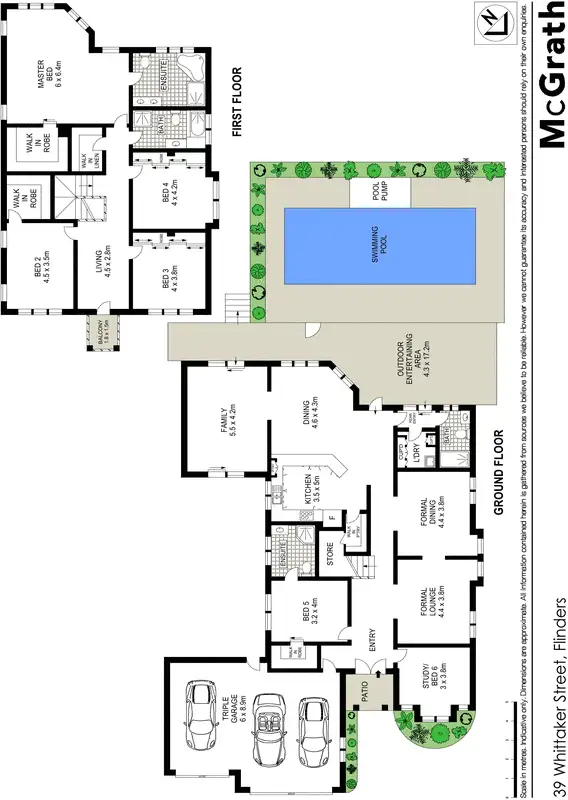 Floorplan of Homely house listing, 39 Whittaker Street, Flinders NSW 2529