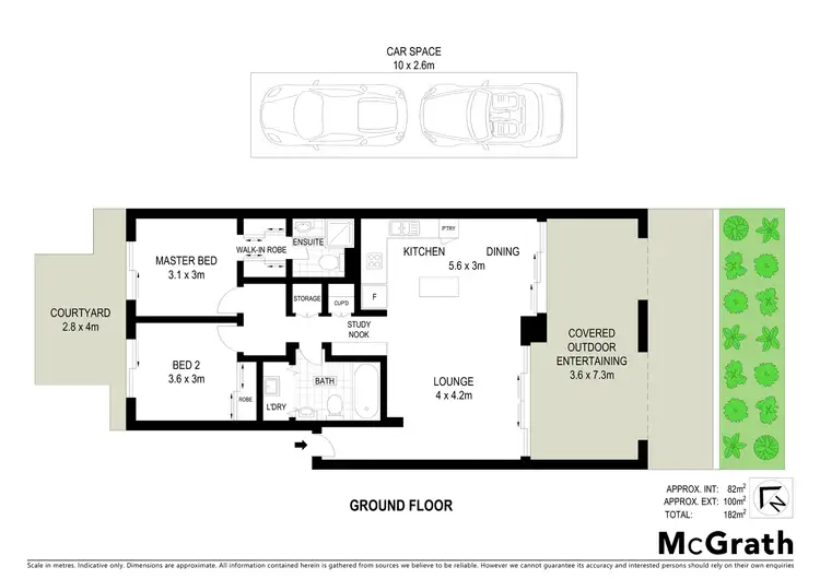 Floorplan of Homely apartment listing, 7 Helen Street, Teneriffe QLD 4005
