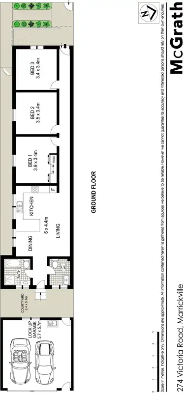 Floorplan of Homely house listing, 274 Victoria Road, Marrickville NSW 2204
