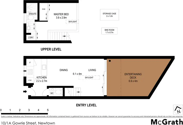 Floorplan of Homely apartment listing, 10/1A Gowrie Street, Newtown NSW 2042