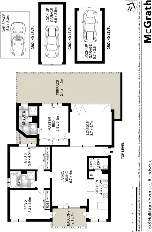 Floorplan of Homely apartment listing, 15/8 Holkham Avenue, Randwick NSW 2031