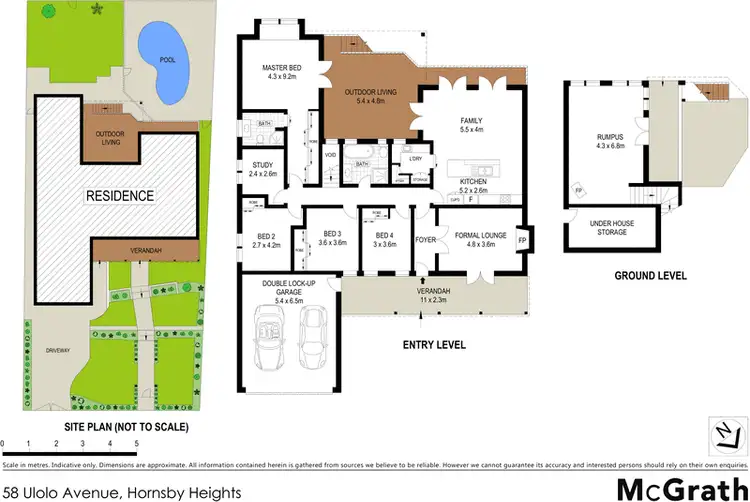 Floorplan of Homely house listing, 58 Ulolo Avenue, Hornsby Heights NSW 2077