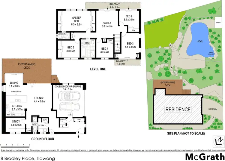 Floorplan of Homely house listing, 8 Bradley Place, Illawong NSW 2234