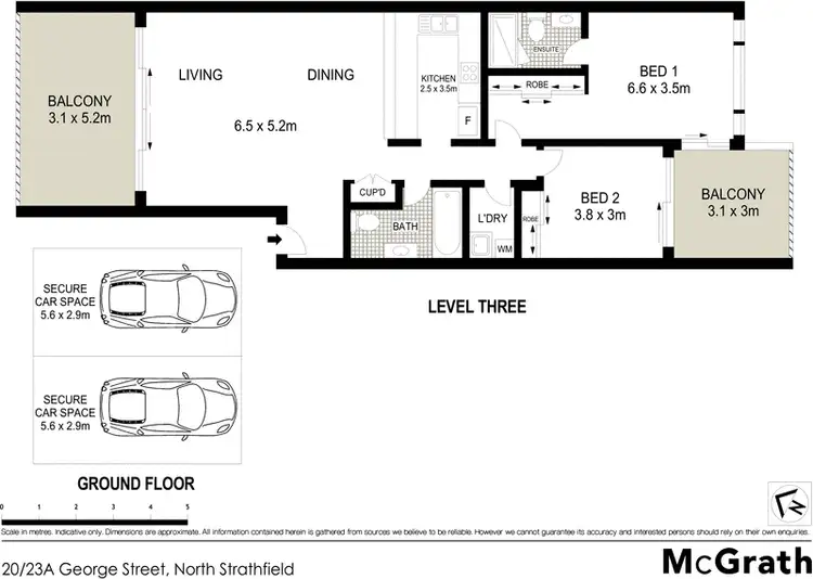 Floorplan of Homely apartment listing, 20/23A George Street, North Strathfield NSW 2137