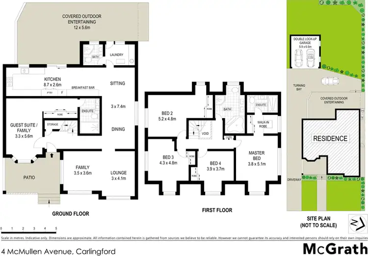 Floorplan of Homely house listing, 4 McMullen Avenue, Carlingford NSW 2118
