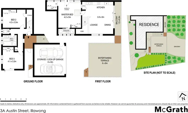 Floorplan of Homely townhouse listing, 3A Austin Street, Illawong NSW 2234