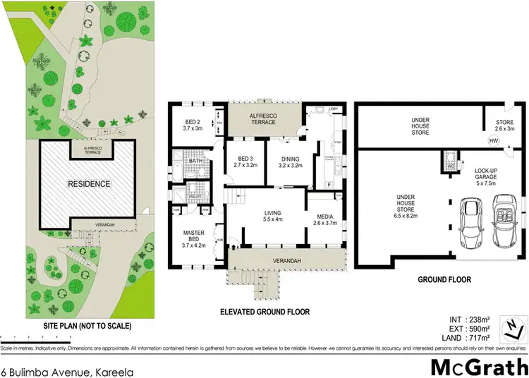 Floorplan of Homely house listing, 6 Bulimba Avenue, Kareela NSW 2232
