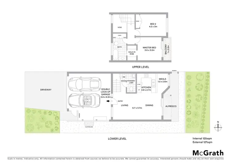 Floorplan of Homely townhouse listing, 15/6 John Robb Way, Cudgen NSW 2487