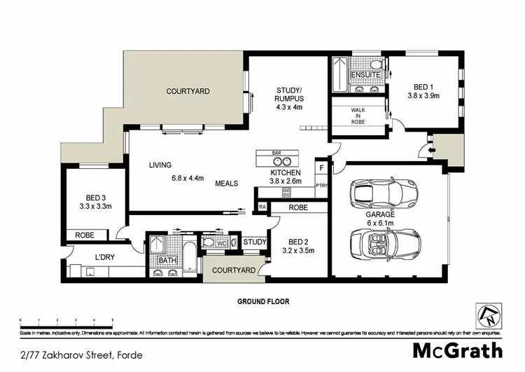 Floorplan of Homely house listing, 2/77 Zakharov Avenue, Forde ACT 2914