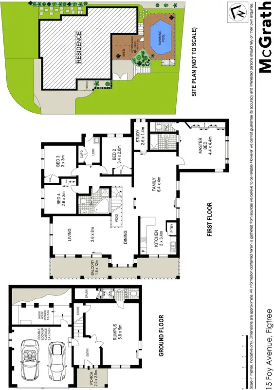 Floorplan of Homely house listing, 15 Foy Avenue, Figtree NSW 2525