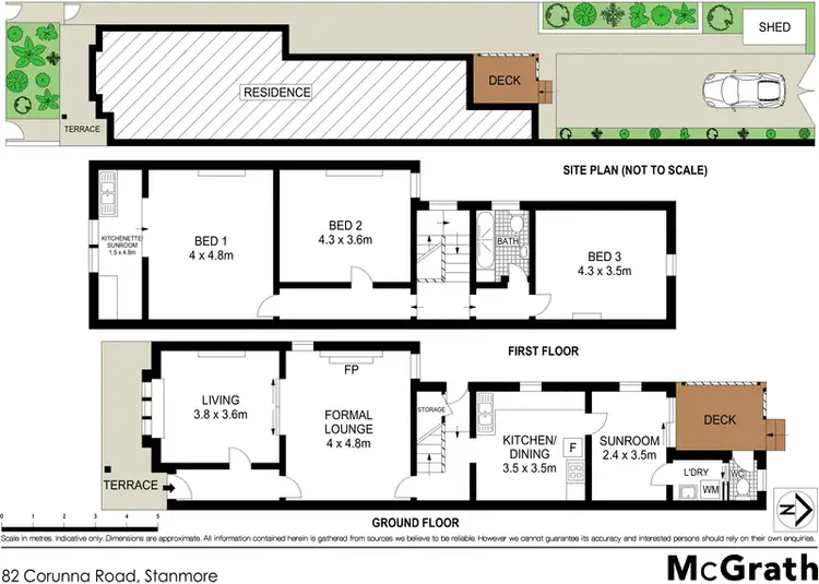 Floorplan of Homely house listing, 82 Corunna Road, Stanmore NSW 2048