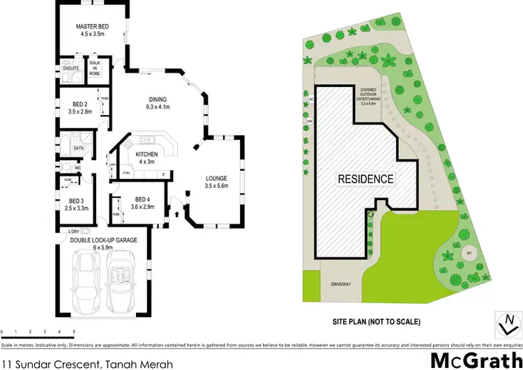 Floorplan of Homely house listing, 11 Sundar Crescent, Tanah Merah QLD 4128