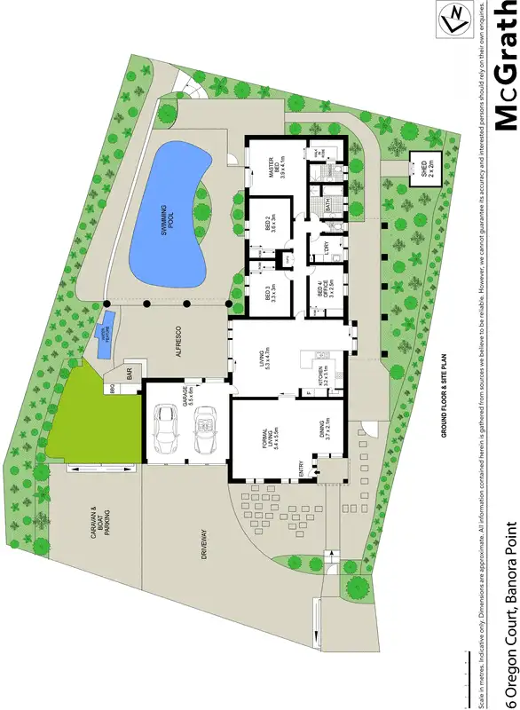 Floorplan of Homely house listing, 6 Oregon Court, Banora Point NSW 2486