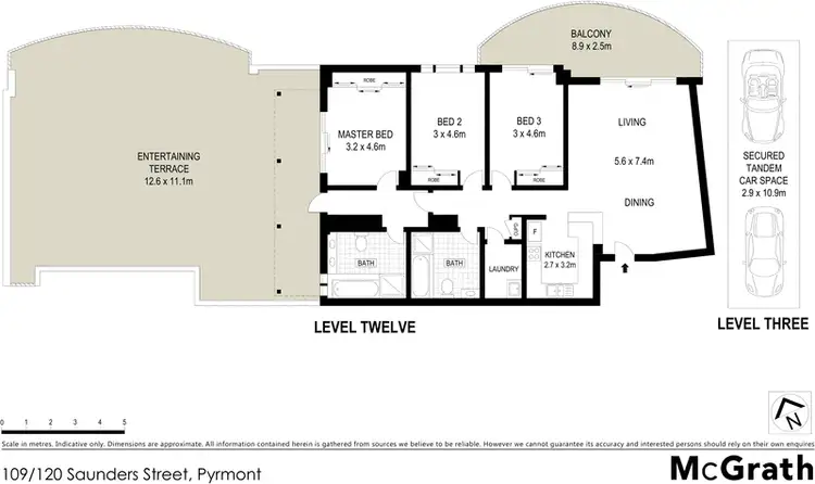 Floorplan of Homely apartment listing, 109/120 Saunders Street, Pyrmont NSW 2009