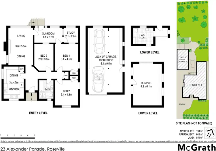 Floorplan of Homely house listing, 23 Alexander Parade, Roseville NSW 2069