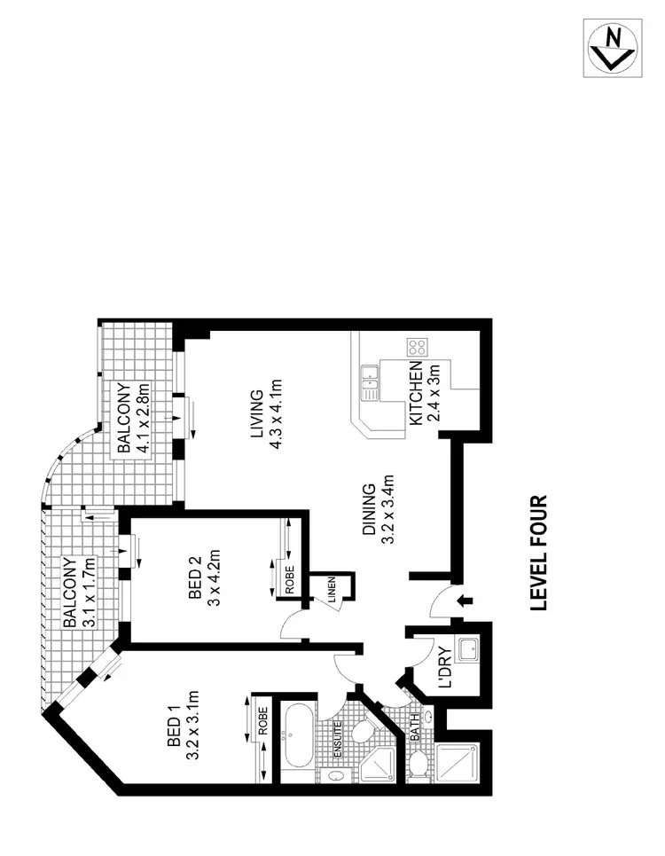 Floorplan of Homely apartment listing, 209/116 Maroubra Road, Maroubra NSW 2035