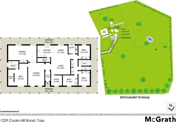 Floorplan of Homely rural property listing, 1229 Cooks Hill Road, Yass NSW 2582