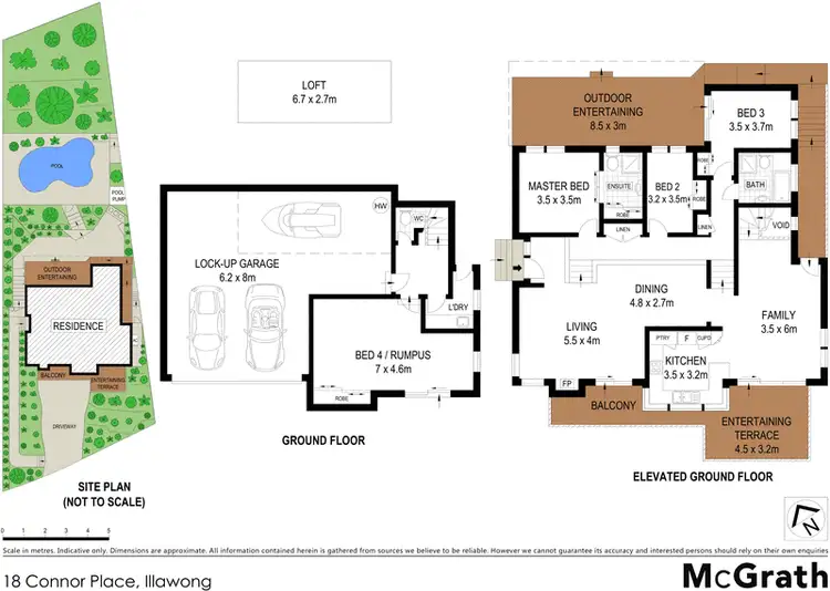 Floorplan of Homely house listing, 18 Connor Place, Illawong NSW 2234