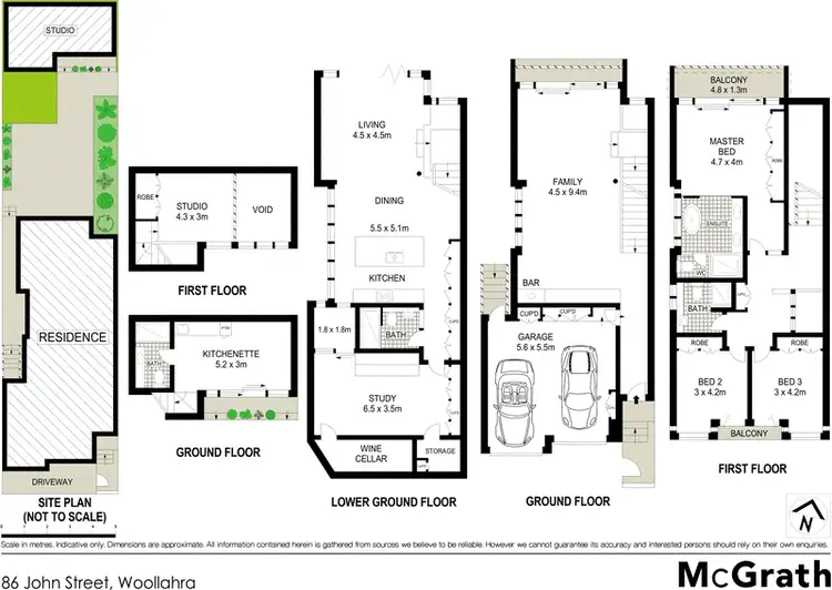 Floorplan of Homely house listing, 86 John Street, Woollahra NSW 2025