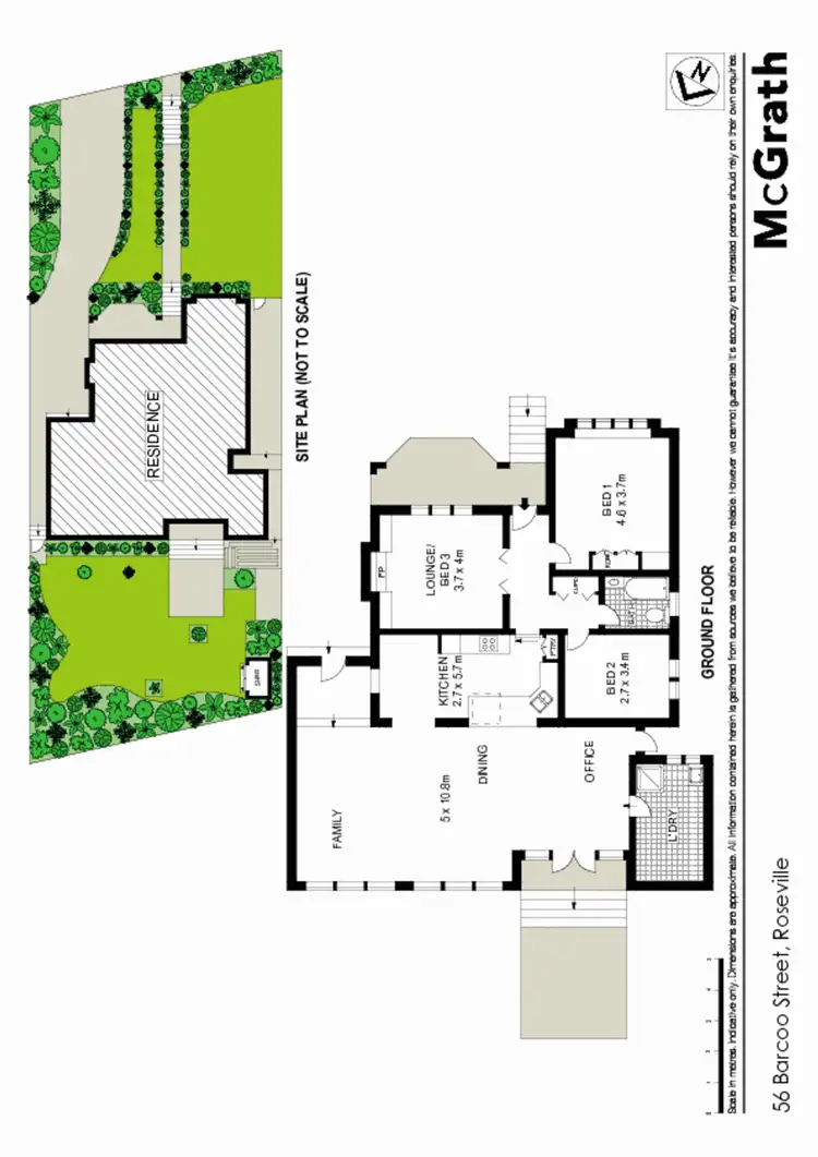 Floorplan of Homely house listing, 56 Barcoo Street, Roseville NSW 2069