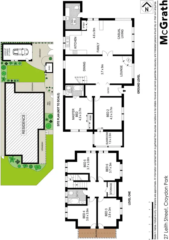 Floorplan of Homely house listing, 27 Leith Street, Croydon Park NSW 2133