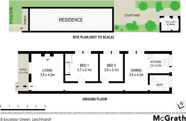 Floorplan of Homely house listing, 8 Excelsior Street, Leichhardt NSW 2040