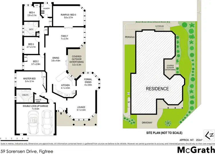 Floorplan of Homely house listing, 59 Sorensen Drive, Figtree NSW 2525