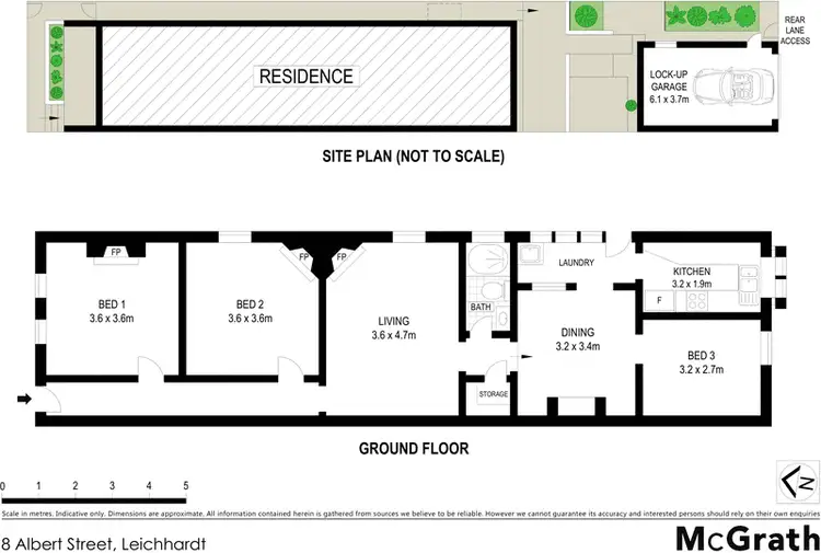 Floorplan of Homely house listing, 8 Albert Street, Leichhardt NSW 2040