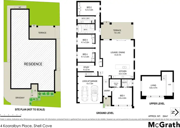 Floorplan of Homely house listing, 4 Kooralbyn Place, Shell Cove NSW 2529