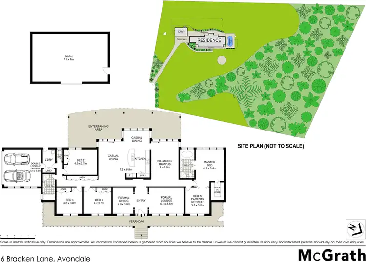 Floorplan of Homely rural property listing, 6 Bracken Lane, Avondale NSW 2530