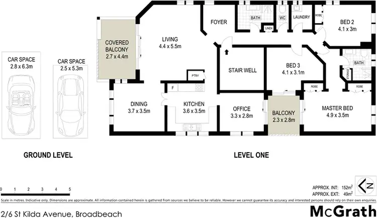 Floorplan of Homely apartment listing, 2/6 St Kilda Avenue, Broadbeach QLD 4218