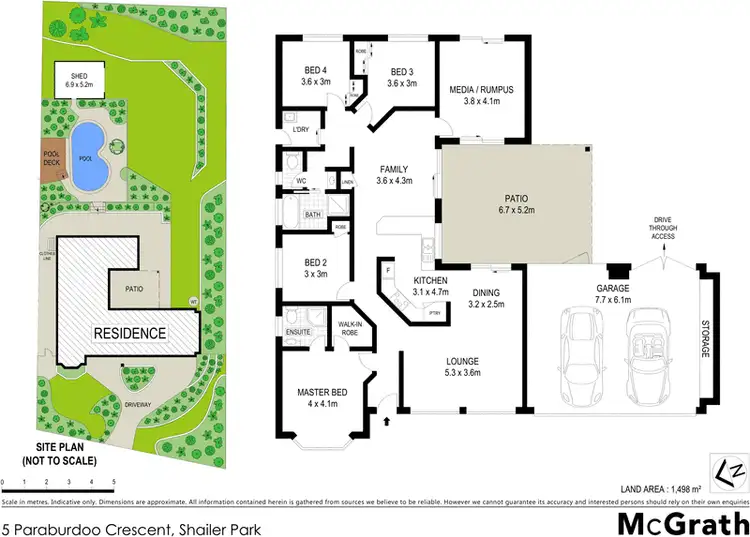 Floorplan of Homely house listing, 5 Paraburdoo Crescent, Shailer Park QLD 4128