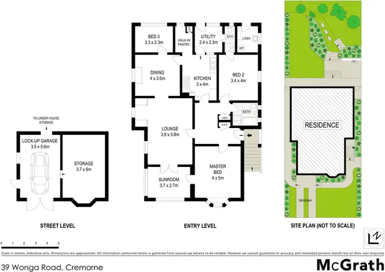 Floorplan of Homely house listing, 39 Wonga Road, Cremorne NSW 2090
