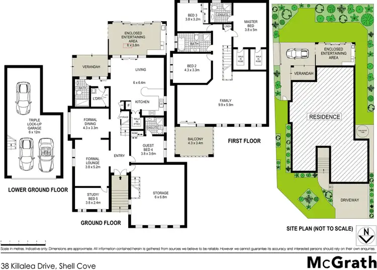 Floorplan of Homely house listing, 38 Killalea Drive, Shell Cove NSW 2529