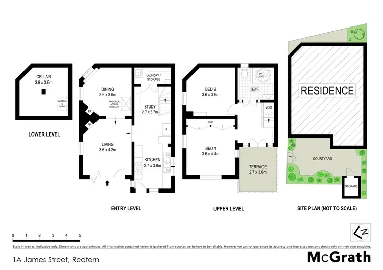 Floorplan of Homely house listing, 1A James Street, Redfern NSW 2016
