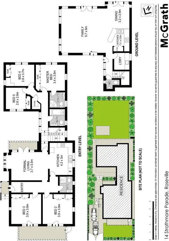 Floorplan of Homely house listing, 14 Strathmore Parade, Roseville NSW 2069