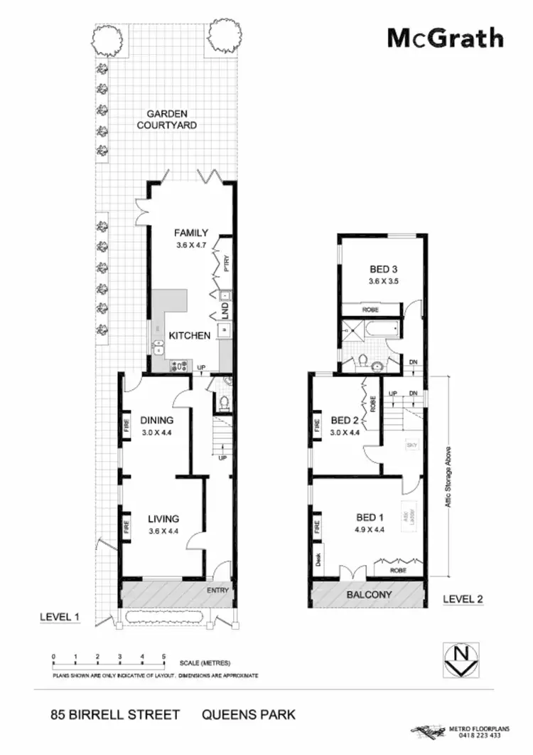Floorplan of Homely house listing, 85 Birrell Street, Queens Park NSW 2022