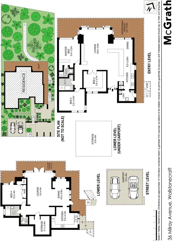 Floorplan of Homely house listing, 36 Milray Avenue, Wollstonecraft NSW 2065
