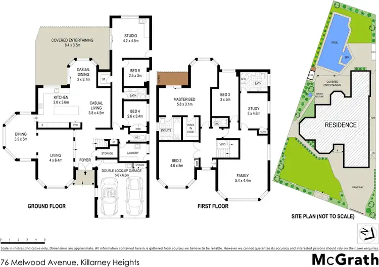 Floorplan of Homely house listing, 76 Melwood Avenue, Killarney Heights NSW 2087