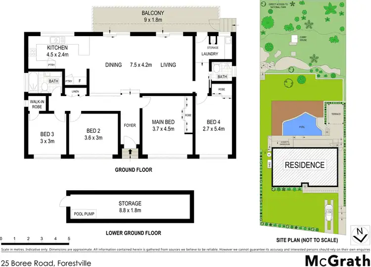Floorplan of Homely house listing, 25 Boree Road, Forestville NSW 2087