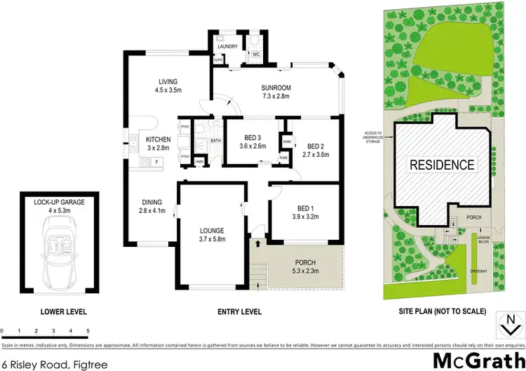 Floorplan of Homely house listing, 6 Risley Road, Figtree NSW 2525