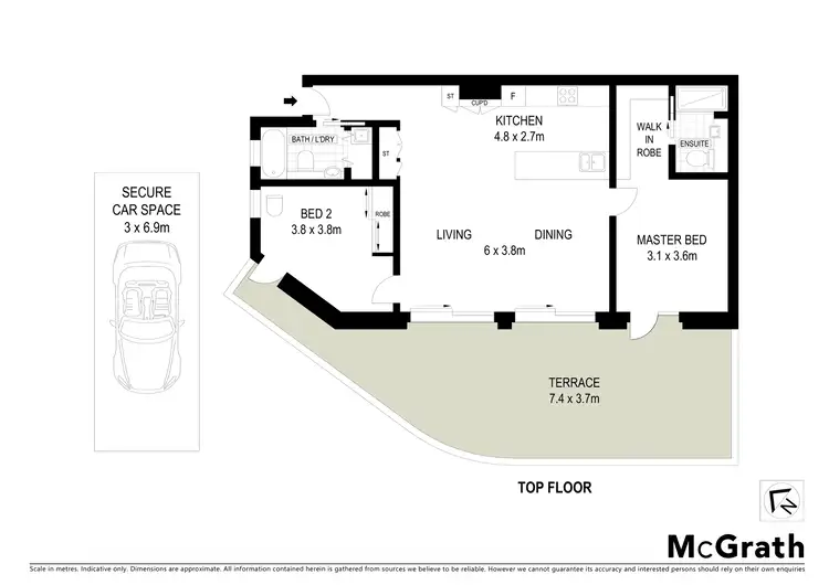 Floorplan of Homely apartment listing, 32/536A King Street, Newtown NSW 2042