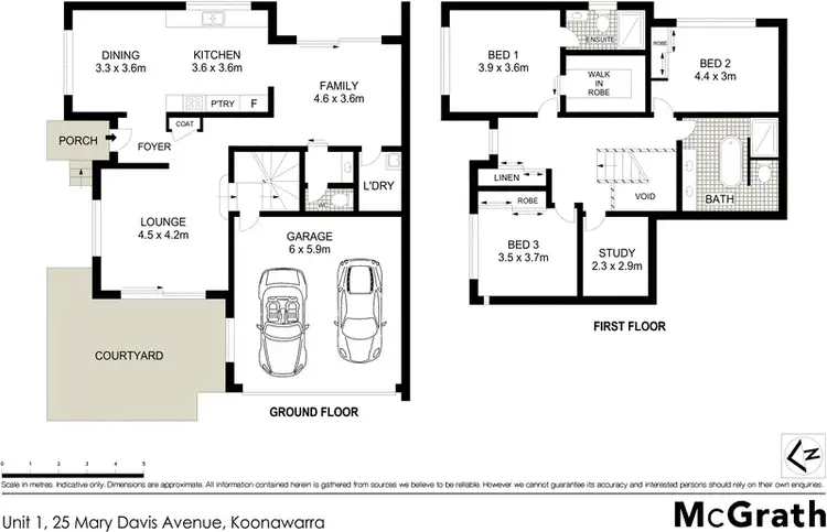 Floorplan of Homely house listing, 1/25 Mary Davis Avenue, Koonawarra NSW 2530